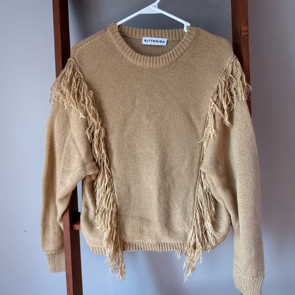 Kittenish Fringe Sweater - Picture 2 of 4